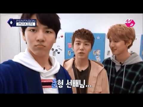 PENTAGON Funny Clip #6 - Jinho, Kino and Hui make a poem for BEAST's JunHyung