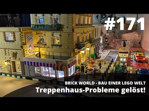 Staircase problems solved... with commented SpeedBuild - BRICK WORLD LEGO® UPDATE (171)