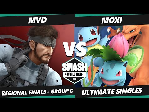 SWT NA West Group C - moxi (Pokemon Trainer) Vs. MVD (Snake) Smash Ultimate Tournament