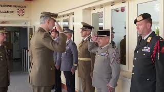 S.M. el Rey visita el Centro de Excelencia Contra Artefactos Explosivos Improvisados (CoE C-IED)