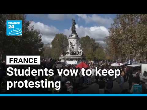 French students vow to keep protesting