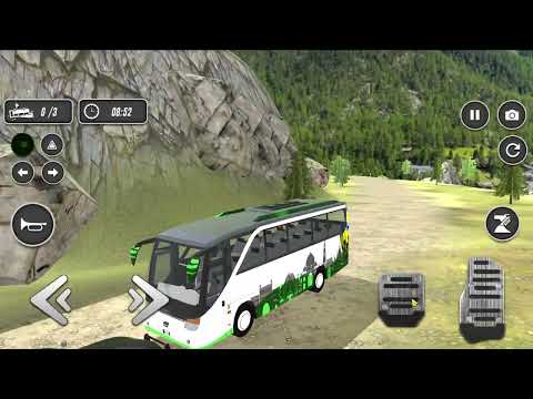 Offroad Bus Simulator 2025 | Extreme Mountain Road Driving Gameplay Realistic Bus Driving Experience
