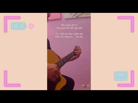 WAITING FOR YOU - MONO (Karaoke Tone Nam) | Guitar Solo Cover