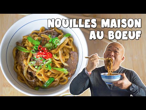 Homemade Stir-Fried Beef Noodles
