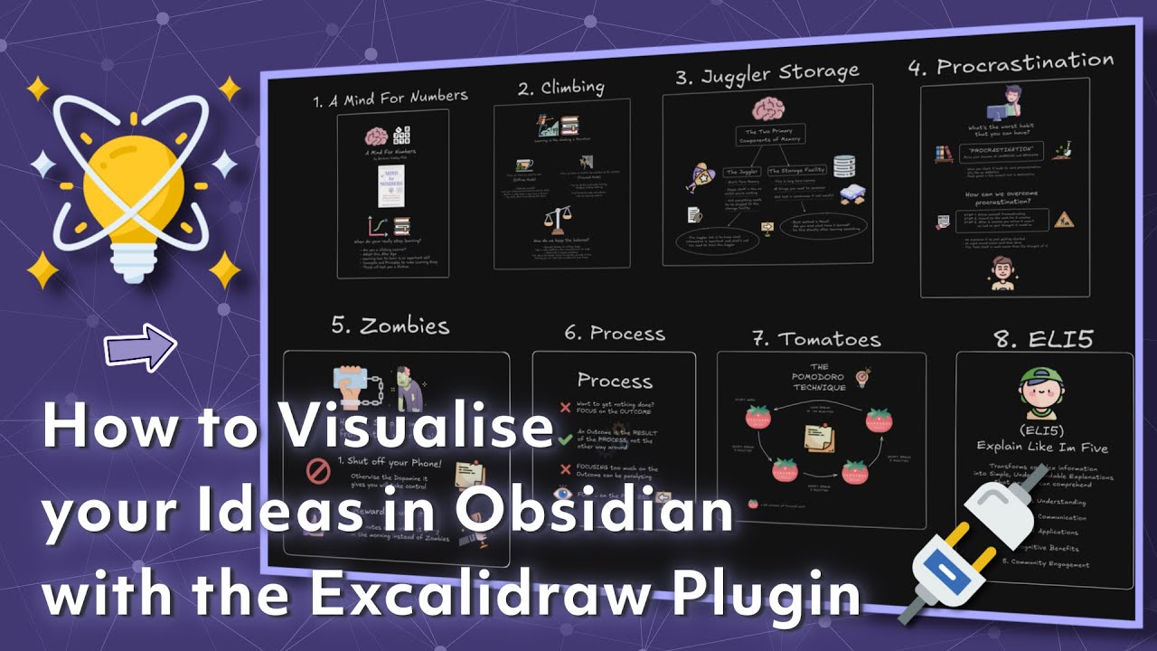 How to Visualise Your Ideas in Obsidian with Excalidraw
