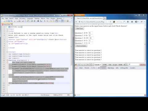 Javascript Lesson 9 Timer Reload Inserting Buttons Dynamically
