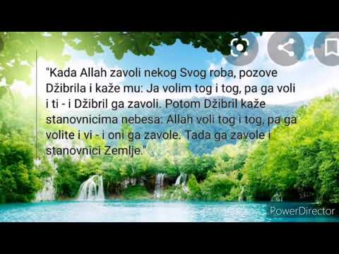Kada Allah zavoli nekog svog roba pozovi Džibrila..