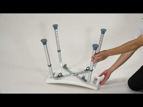 シャワーいす　背付き 　NC352（0-9847-31）