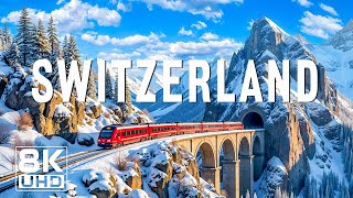 Switzerland 8K UHD - A Snowy Paradise of Alpine Beauty