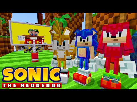 Minecraft Sonic The Hedgehog DLC! - Green Hill Zone! [1]