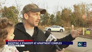 Shots fired at Barnwell County deputies during standoff