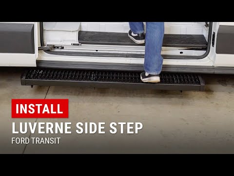 Installing Luverne Side Step on our Ford Transit
