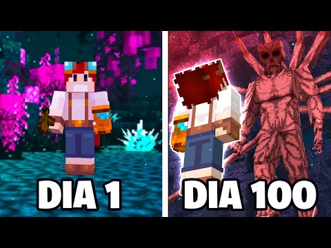 EU PASSEI 100 DIAS NO MUNDO INVERTIDO DO MINECRAFT - O FILME