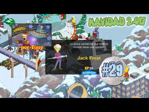 Los Simpson Springfield "Navidad'17: Cap. 29 - Jack Frost y la Cueva de caramelo" por Tony