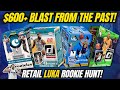 FOUR OLD SCHOOL BLASTERS Hunting 2018 19 Luka Rookie Cards In 600 Worth Of Retail
