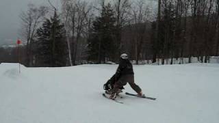 preview picture of video 'Christian Bi-Skiing at Windham Mt.'