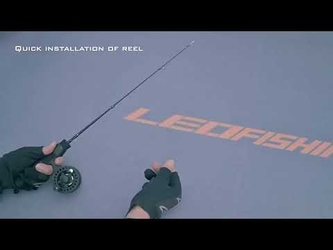 ~子甄彣璟~黑色獨節冰釣竿51cm 冰釣 筏竿 船竿 魚竿 海竿 釣魚竿 釣竿 海釣 船釣 釣魚(含捲線器)