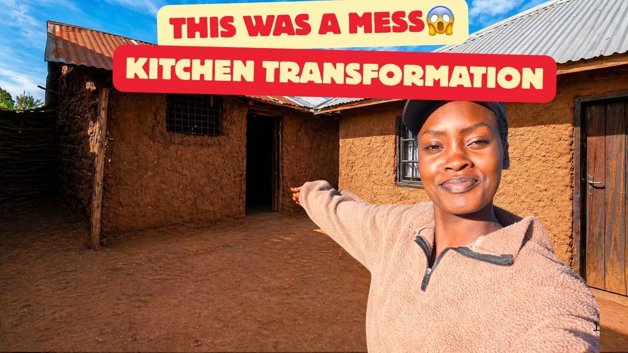 THIS IS BIG‼️ Step One To Renovation🧱 Clearing Out Years Of Dirt In Our Village Kitchen🏡