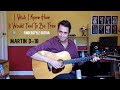 'I Wish I Knew How It Would Feel to Be Free' - Martin D18 - Fingerstyle BBC Film Music - Nina Simone