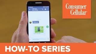 Alcatel Kora: Sending and Receiving a Text Message (4 of 8) | Consumer Cellular