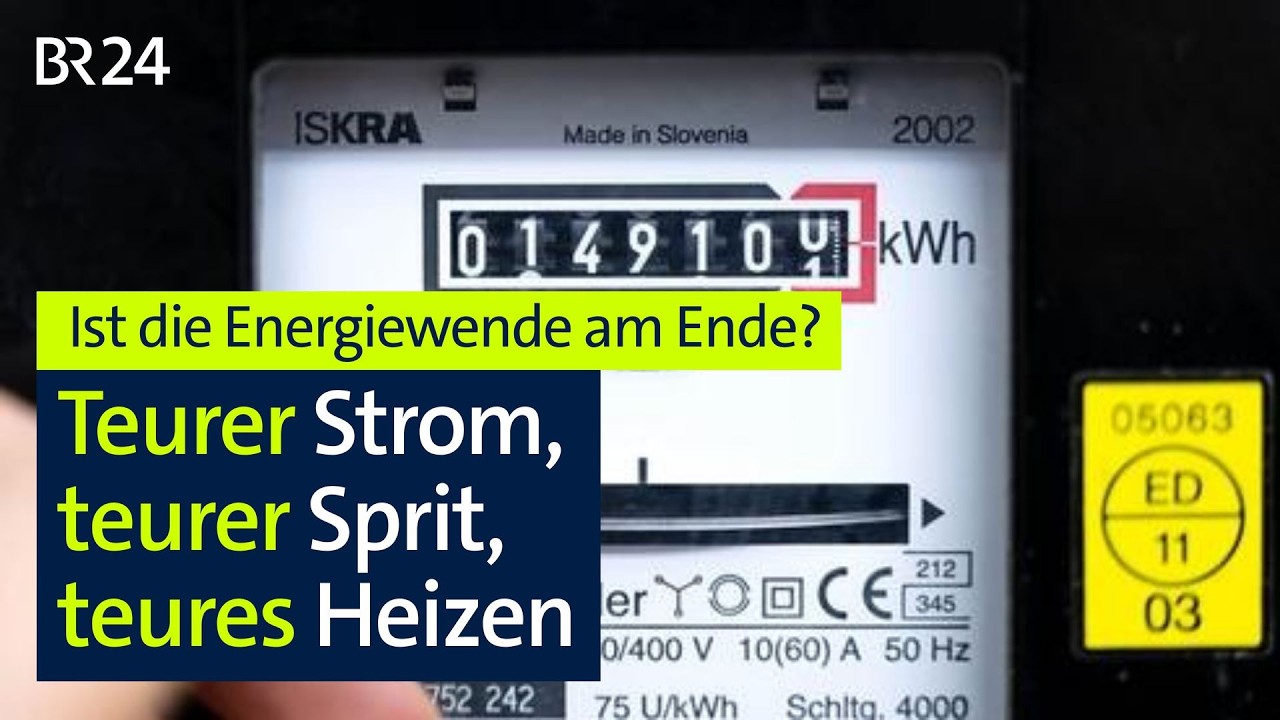 Teurer Strom, teurer Sprit, teures Heizen: Ist die Energiewende am Ende? | Münchner Runde | BR24live