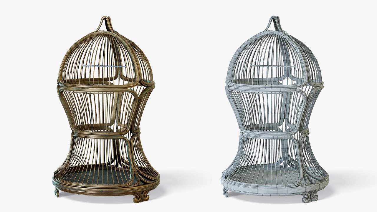 Birdcage Victorian 3D Model