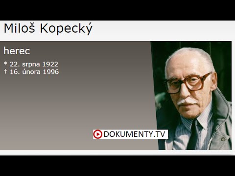Komici na jedničku: Miloš Kopecký -dokument (www.Dokumenty.TV) cz / sk