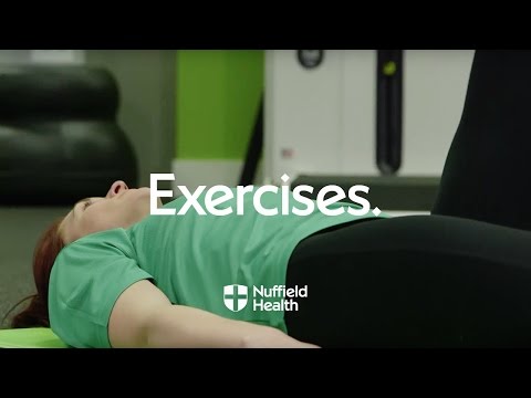 How To Lying Straight Leg Raise | Nuffield Health