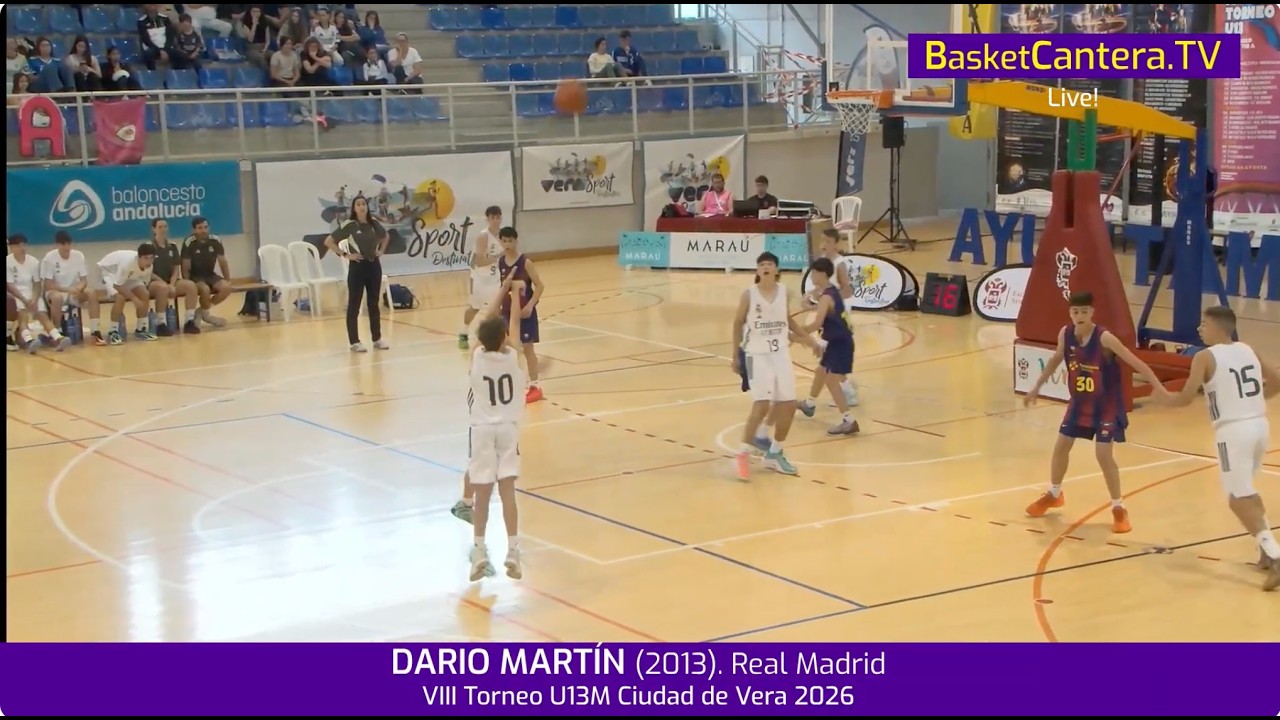 DARIO MARTÍN (2013). Real Madrid preinfantil.- Torneo Internacional U13M Ciudad de Vera 2026