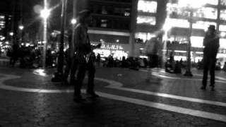Drunk asian singing nirvana song in union sq
