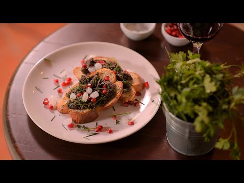 Rostélyos steak grillezett spárgával és májpástétom