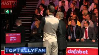 Snooker - Mouthy Mobile Phone Moron gets chucked out of Masters Final (BBC2, 19.1.14)