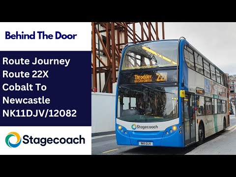 Behind The Door: Route 22X | NK11DJV/12082 - Stagecoach North East: ADL Enviro 400 Hybrid