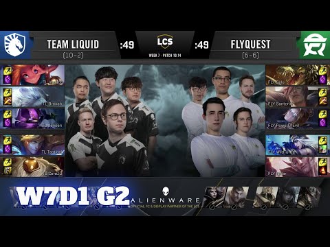 Team Liquid vs FlyQuest | Week 7 Day 1 S10 LCS Summer 2020 | TL vs FLY W7D1