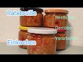 Rest Gemüse Verwenden Ragout Ratatouille Einkochen Für Den Winter
