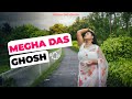 MEGHA DAS GHOSHMEGHA DAS GHOSH IN WHITE NET SAREE OUTDOOR FASHION SHOOT IN GORGEOUS SAREE