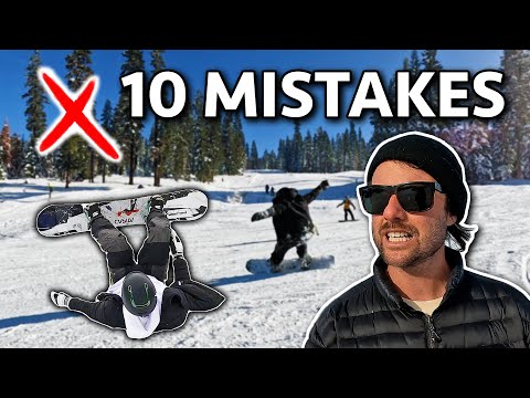 10 Beginner Snowboard Turn Mistakes to Avoid