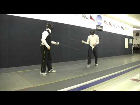 Epee Footwork Part 2 - The Check Back