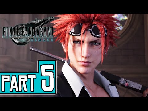 Final Fantasy VII Remake Walkthrough Part 5 (PS4 Pro) FULL GAME No Commentary @ 1080p ᴴᴰ ✔