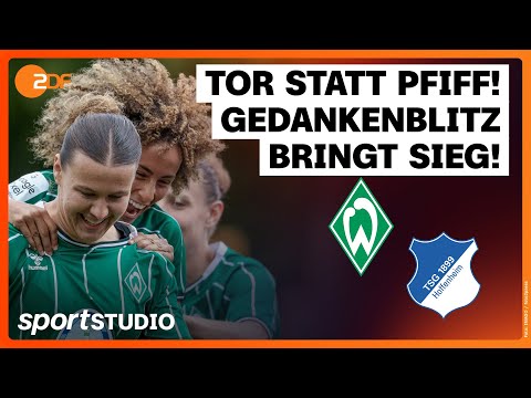 SV Werder Bremen – TSG Hoffenheim | Frauen-Bundesliga, 3. Spieltag 2025/26 | sportstudio