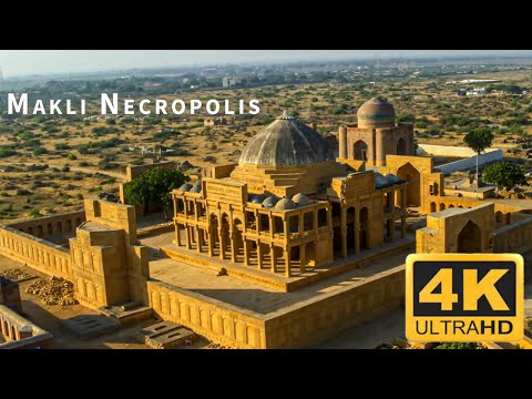 MAKLI NECROPOLIS DRONE FOOTAGE  4kHD