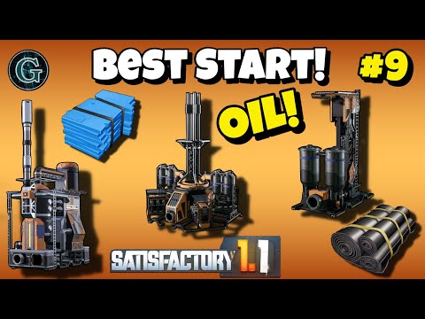 Satisfactory 1.1 Oil Extraction, Plastic & Rubber Guide Best Start #9