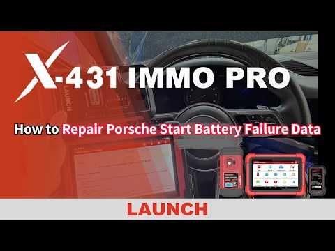 X-431 IMMO PRO | Repair Porsche Start Battery Failure Data | LAUNCH