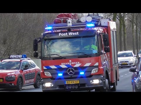 Prio 1 TS 08-2331 met spoed naar busbrand in Beuningen