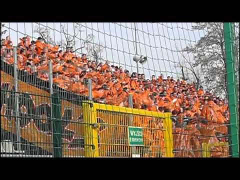 Kibice Miedzi i Chrobrego na derbach w Legnicy