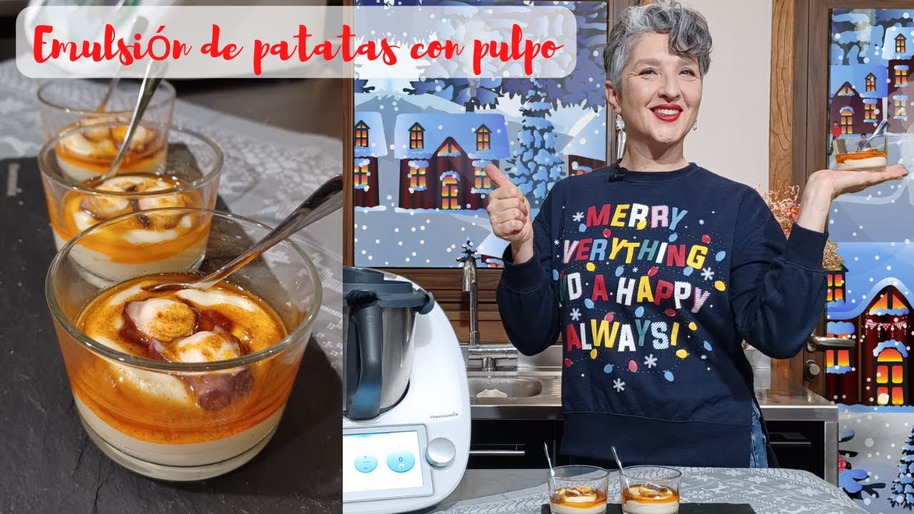 Watch ???? EMULSION DE PATATA CON PULPO ???? 6 MENUS DE NAVIDAD PARA 12 PERSONAS #1 ???? con Thermomix® #tm6 Now ???? EMULSION DE PATATA CON PULPO ???? 6 MENUS DE NAVIDAD PARA 12 PERSONAS #1 ???? con Thermomix® #tm6