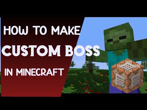 UnrulyColt - How To Make A CUSTOM BOSS In Minecraft (NO MODS!)