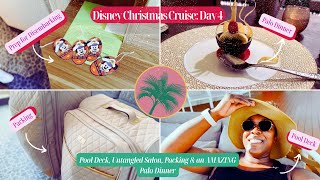 ❄️ Christmas Cruise Ep. 4 ❄️ |   Pool Deck, Untangled Salon, Palo Dinner, Packing + Reviews!