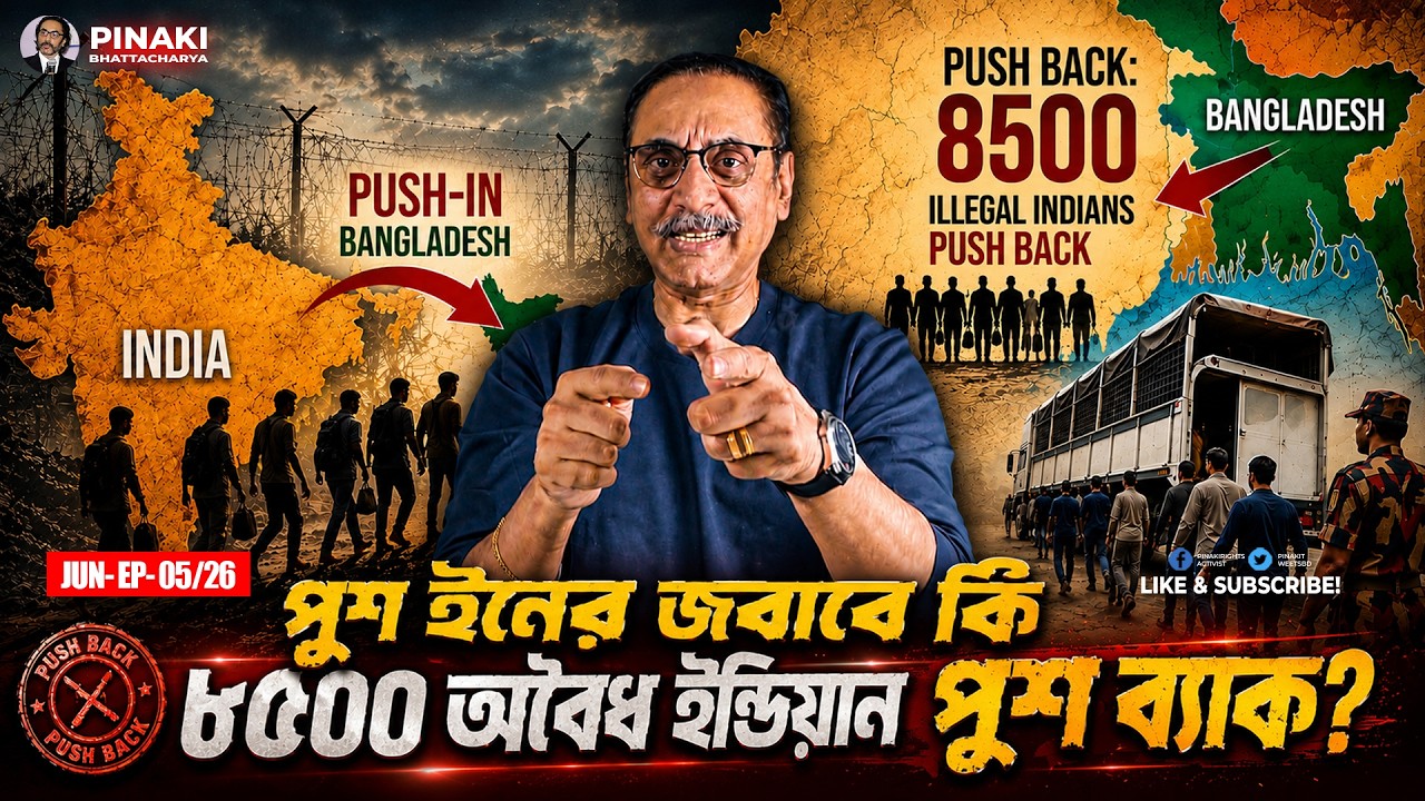 পুশ ইনের জবাবে কি ৮৫০০ অবৈধ ইন্ডিয়ান পুশ ব্যাক || Pinaki Bhattac
