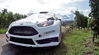 preview picture of video 'Elfyn Evans :: Ford Fiesta RS WRC :: Test Rallye Deutschland 2014'